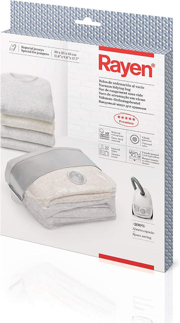 Bolsa de almacenamiento al vacío para ropa 30 x 46 cm Rayen